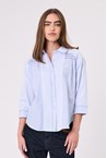 BELLA STRIPED SHIRT - blue/white